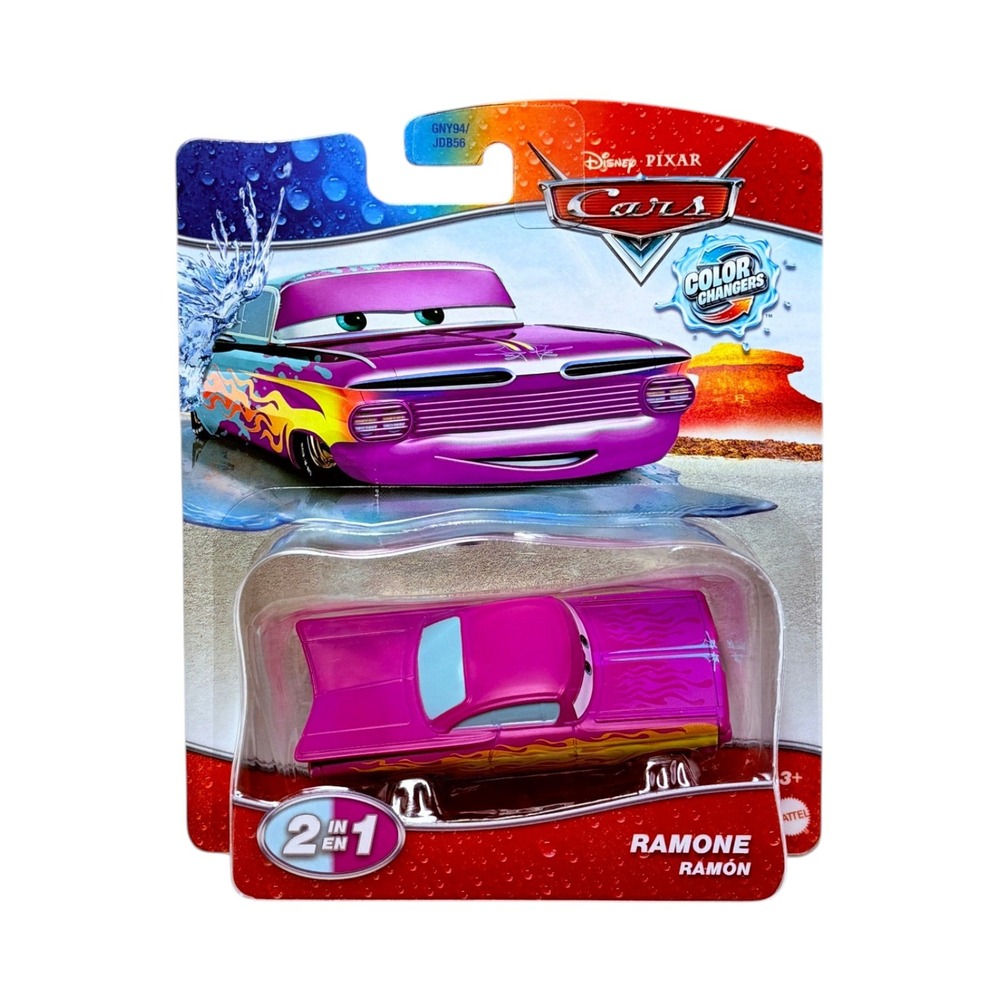 Mattel Disney Pixar Cars Color Changers Ramone 2-in-1 Purple New